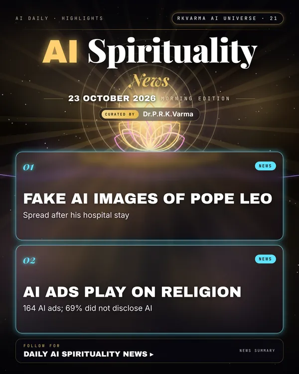 Poster: AI Spirituality, 23 October 2026