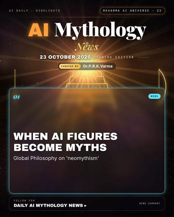 Poster: AI Mythology, 23 October 2026