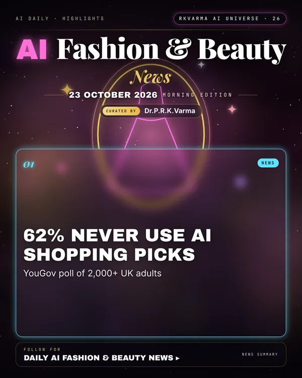 Poster: AI Fashion & Beauty, 23 October 2026