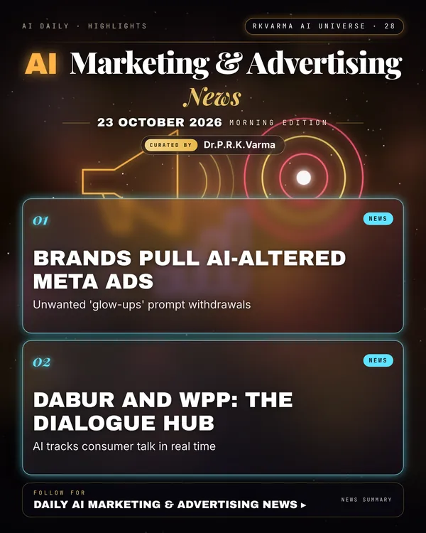 Poster: AI Marketing & Advertising, 23 October 2026