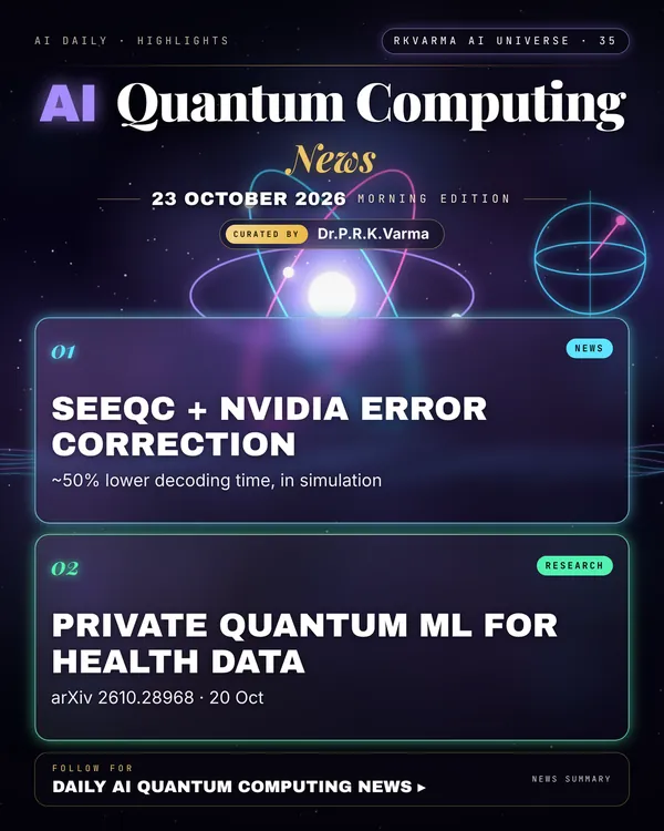 Poster: AI Quantum Computing, 23 October 2026