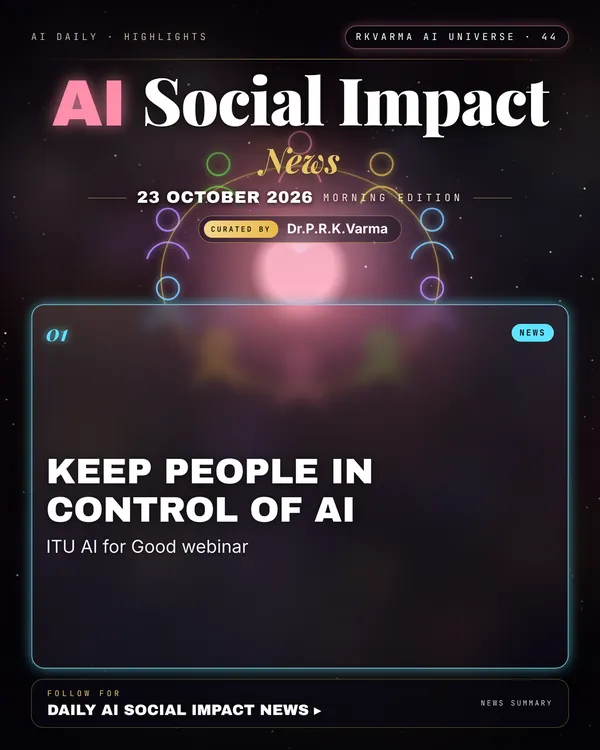 Poster: AI Social Impact, 23 October 2026