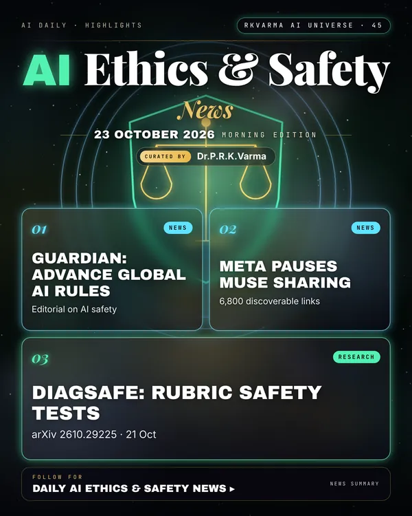 Poster: AI Ethics & Safety, 23 October 2026