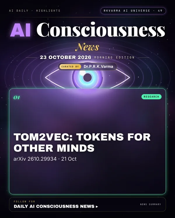 Poster: AI Consciousness, 23 October 2026