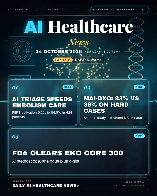 Poster: AI Healthcare, 24 October 2026