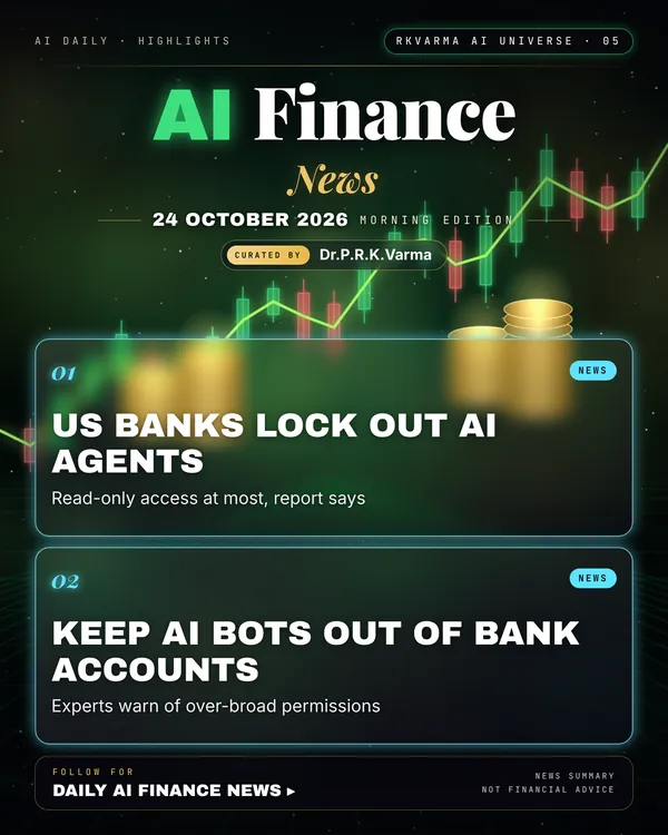 Poster: AI Finance, 24 October 2026