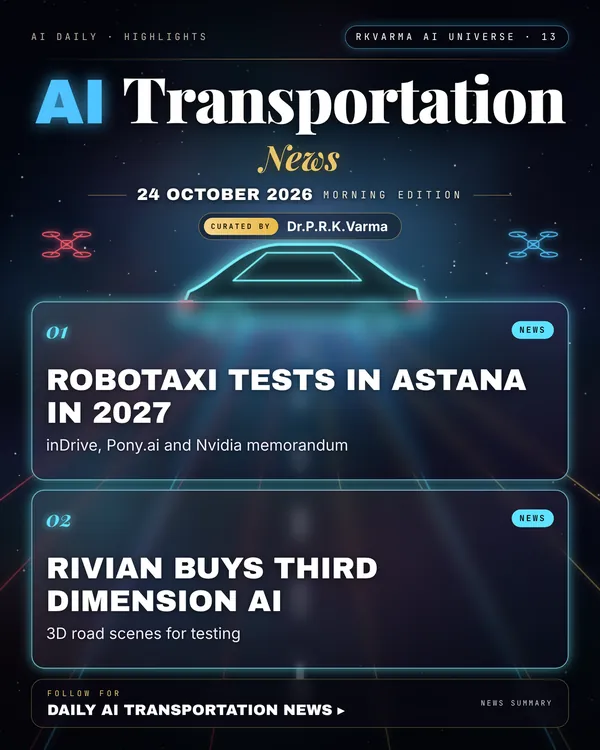 Poster: AI Transportation, 24 October 2026