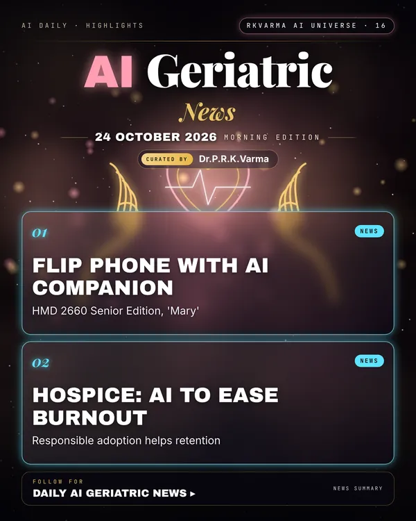 Poster: AI Geriatric, 24 October 2026