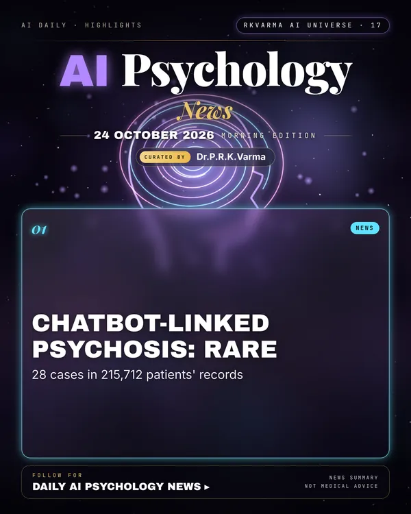 Poster: AI Psychology, 24 October 2026
