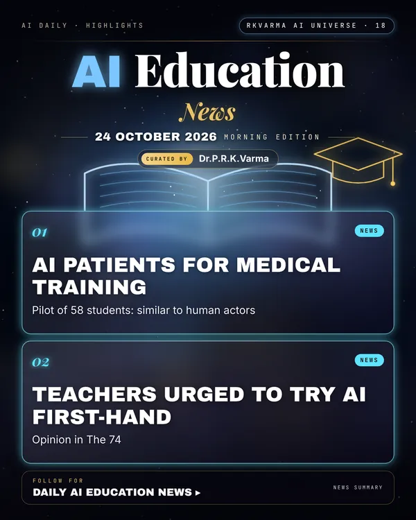 Poster: AI Education, 24 October 2026