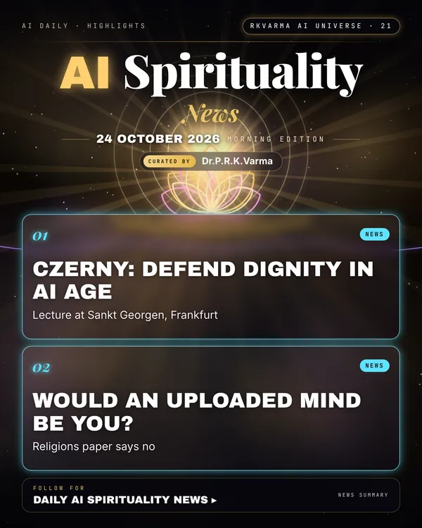 Poster: AI Spirituality, 24 October 2026