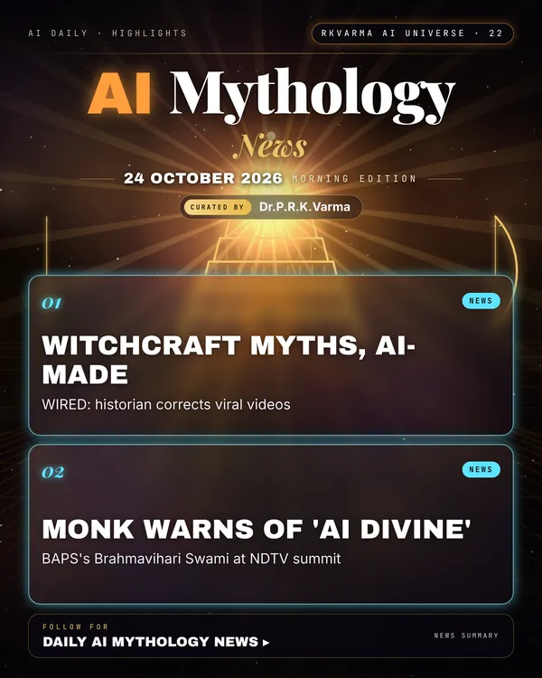 Poster: AI Mythology, 24 October 2026