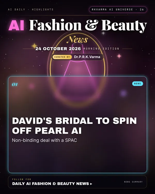 Poster: AI Fashion & Beauty, 24 October 2026