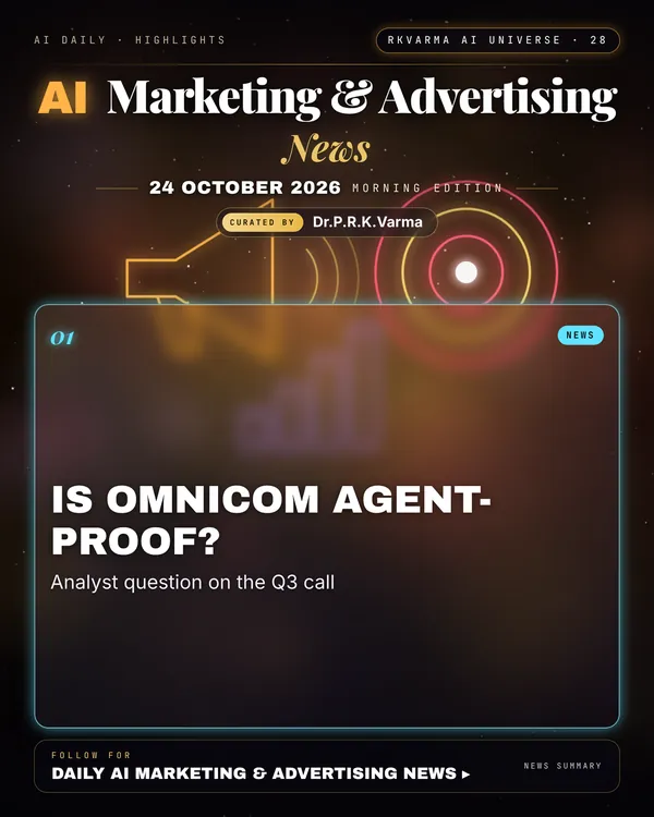 Poster: AI Marketing & Advertising, 24 October 2026