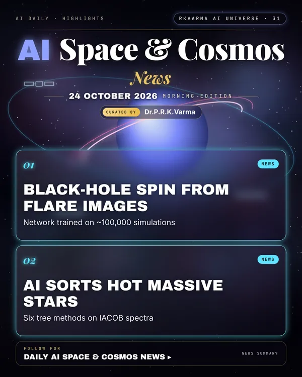 Poster: AI Space & Cosmos, 24 October 2026