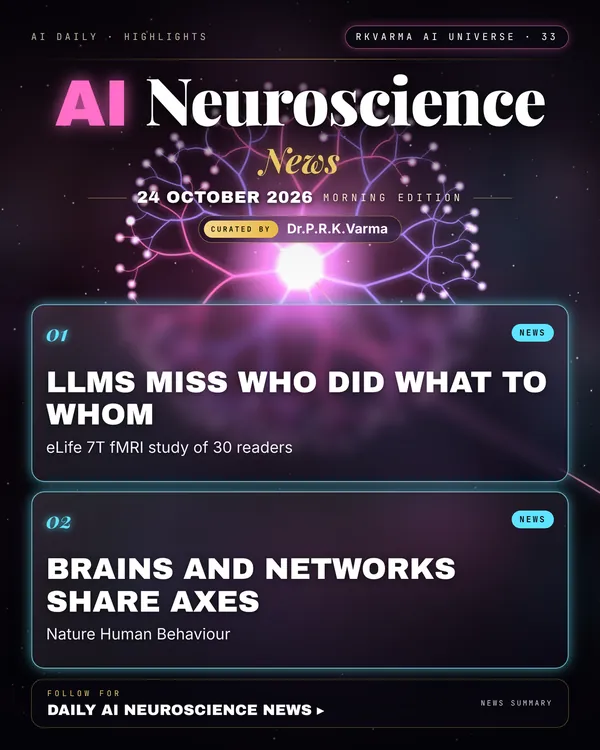 Poster: AI Neuroscience, 24 October 2026