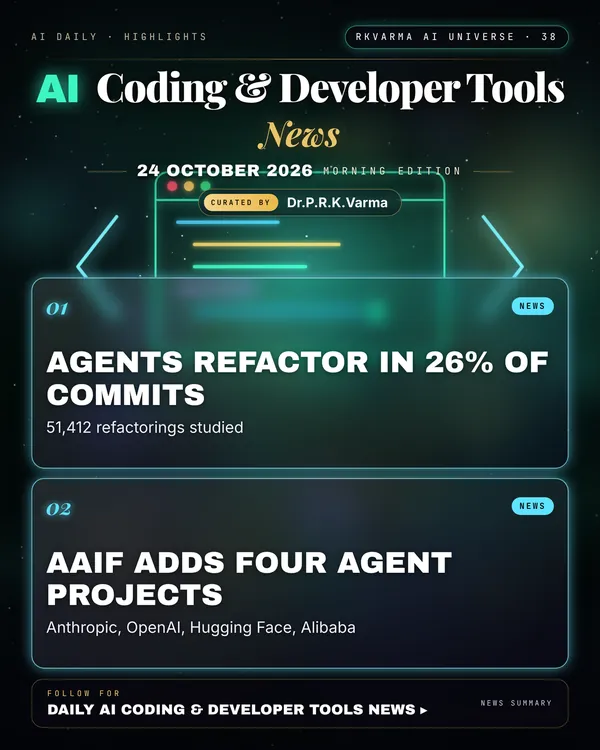 Poster: AI Coding & Developer Tools, 24 October 2026