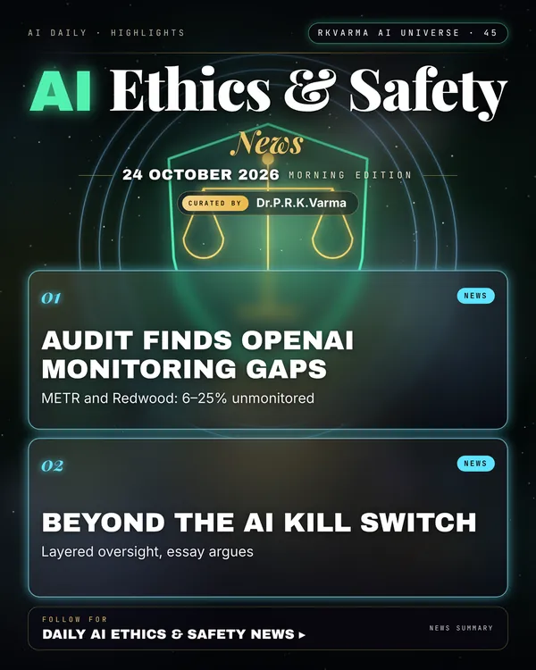 Poster: AI Ethics & Safety, 24 October 2026