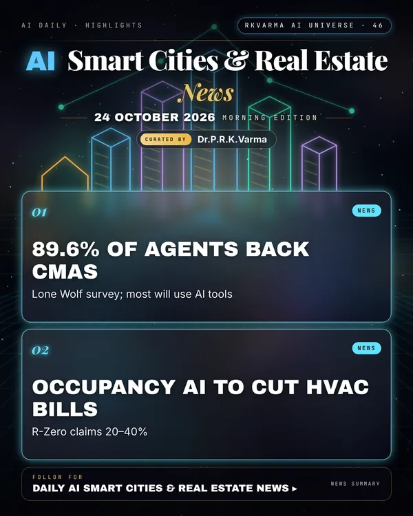 Poster: AI Smart Cities & Real Estate, 24 October 2026