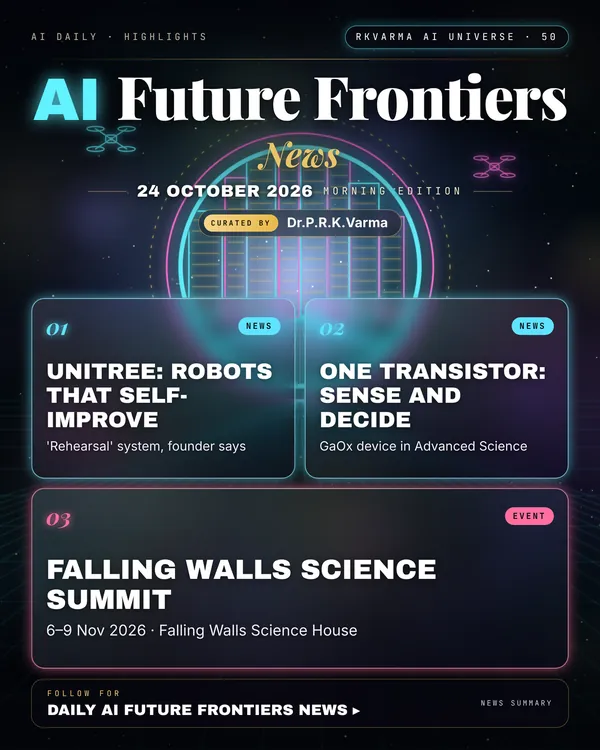 Poster: AI Future Frontiers, 24 October 2026