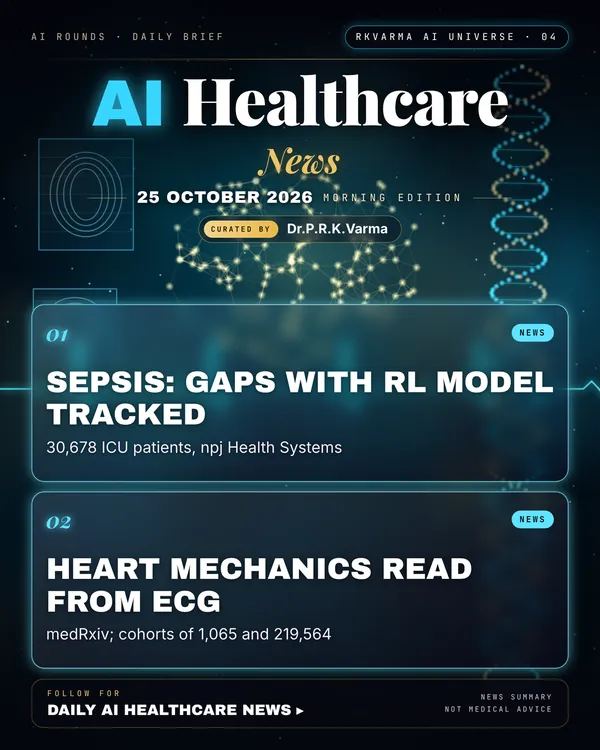 Poster: AI Healthcare, 25 October 2026