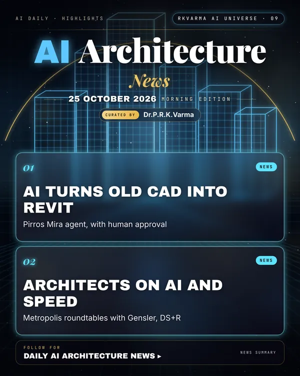 Poster: AI Architecture, 25 October 2026