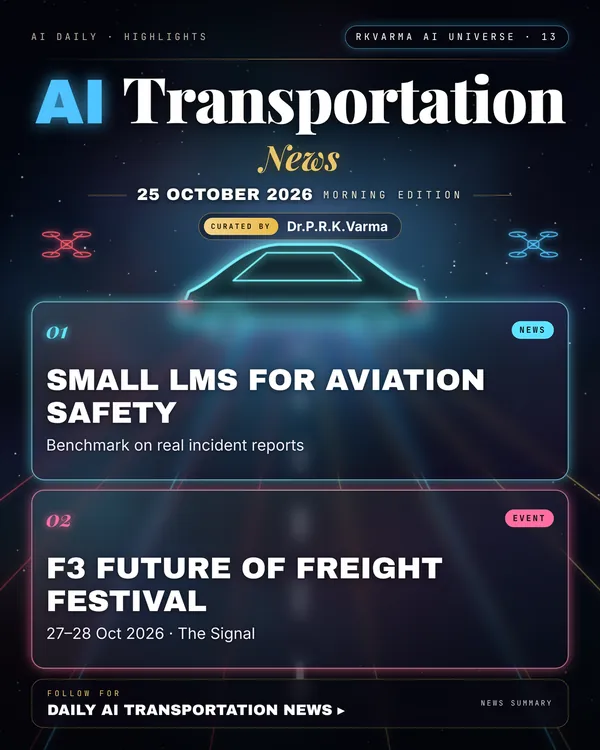 Poster: AI Transportation, 25 October 2026