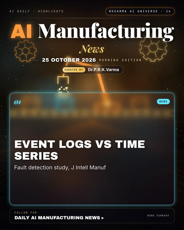 Poster: AI Manufacturing, 25 October 2026