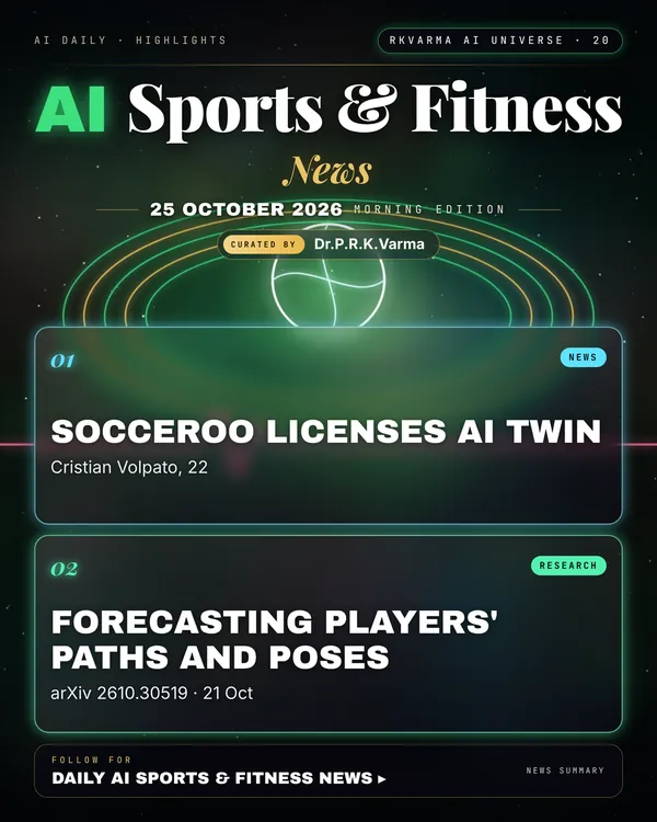 Poster: AI Sports & Fitness, 25 October 2026