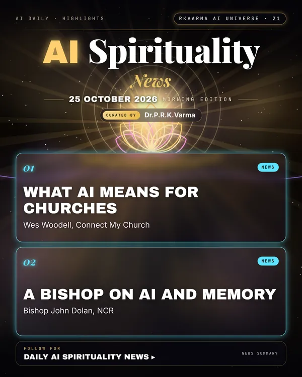 Poster: AI Spirituality, 25 October 2026