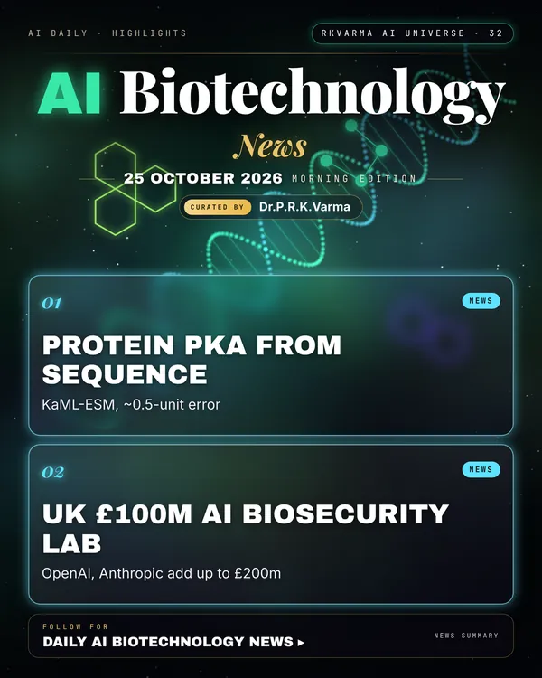 Poster: AI Biotechnology, 25 October 2026
