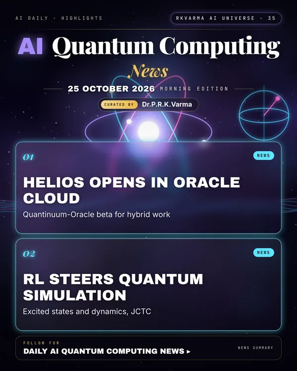 Poster: AI Quantum Computing, 25 October 2026