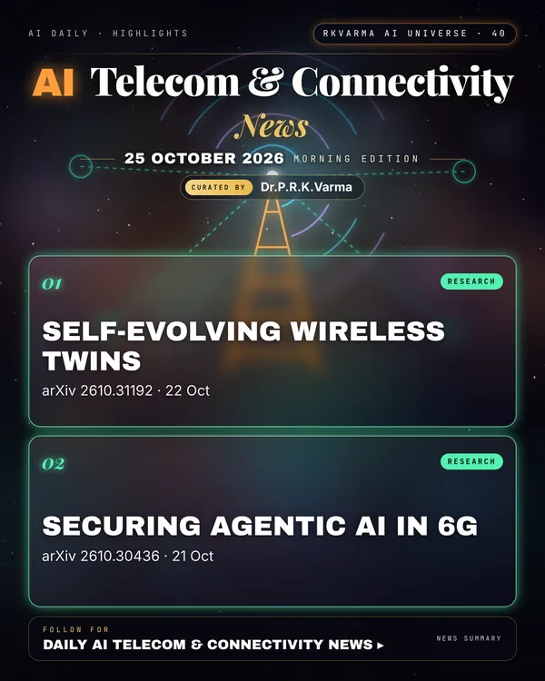 Poster: AI Telecom & Connectivity, 25 October 2026