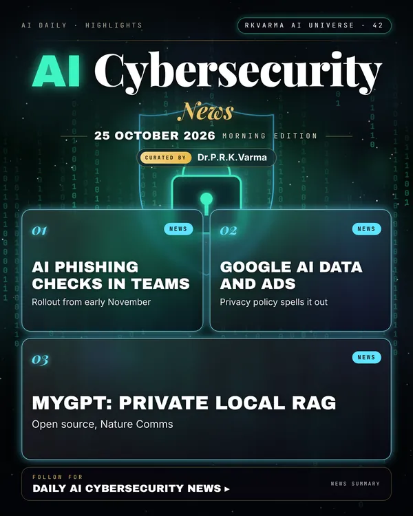 Poster: AI Cybersecurity, 25 October 2026