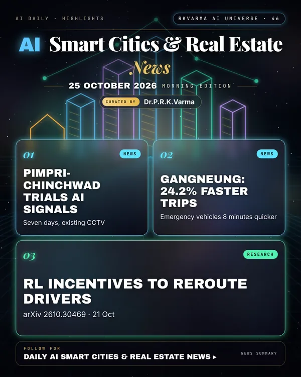 Poster: AI Smart Cities & Real Estate, 25 October 2026
